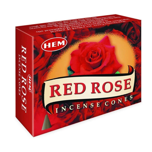 Hem red rose incense cones